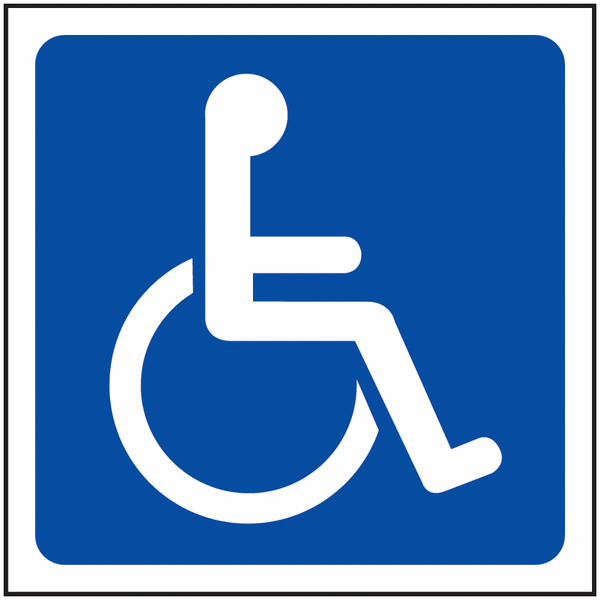 panneau mobilité réduite